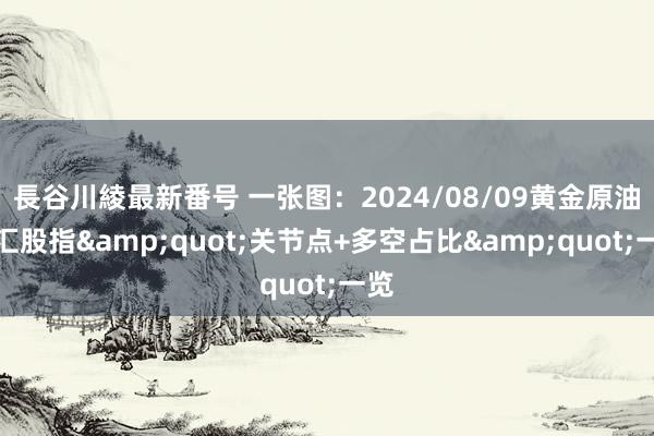 長谷川綾最新番号 一张图：2024/08/09黄金原油外汇股指&quot;关节点+多空占比&quot;一览