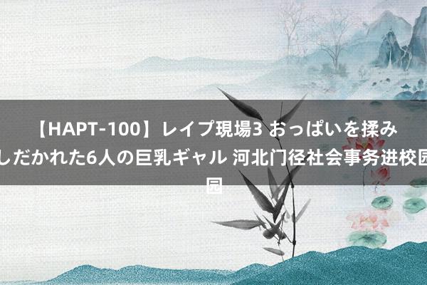 【HAPT-100】レイプ現場3 おっぱいを揉みしだかれた6人の巨乳ギャル 河北门径社会事务进校园