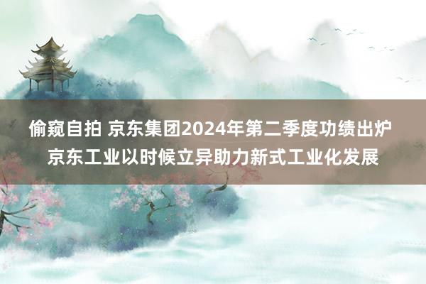 偷窥自拍 京东集团2024年第二季度功绩出炉 京东工业以时候立异助力新式工业化发展