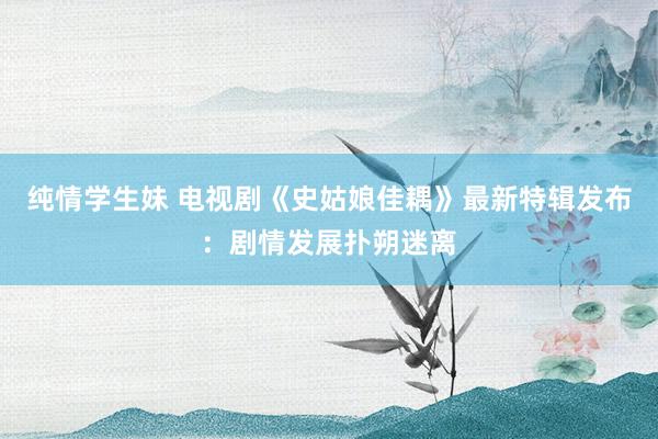 纯情学生妹 电视剧《史姑娘佳耦》最新特辑发布：剧情发展扑朔迷离